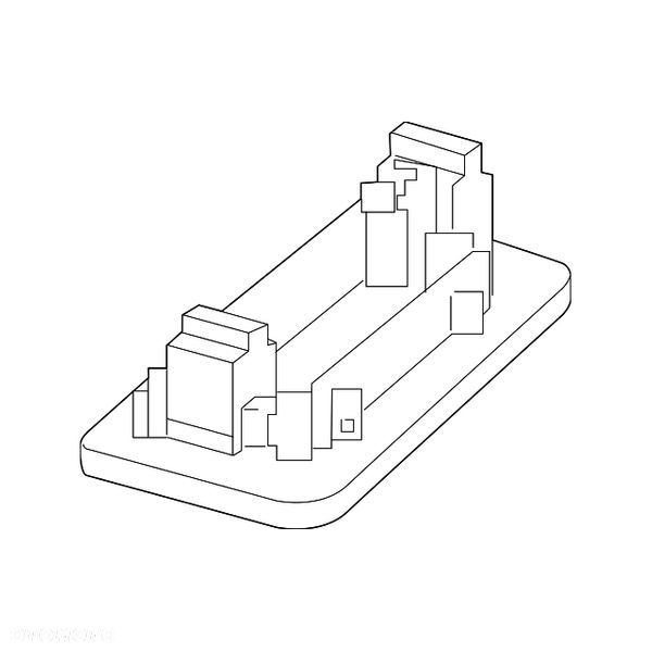 MERCEDES B-KLASA Lampka tablicy rejestracyjnej OE - 3
