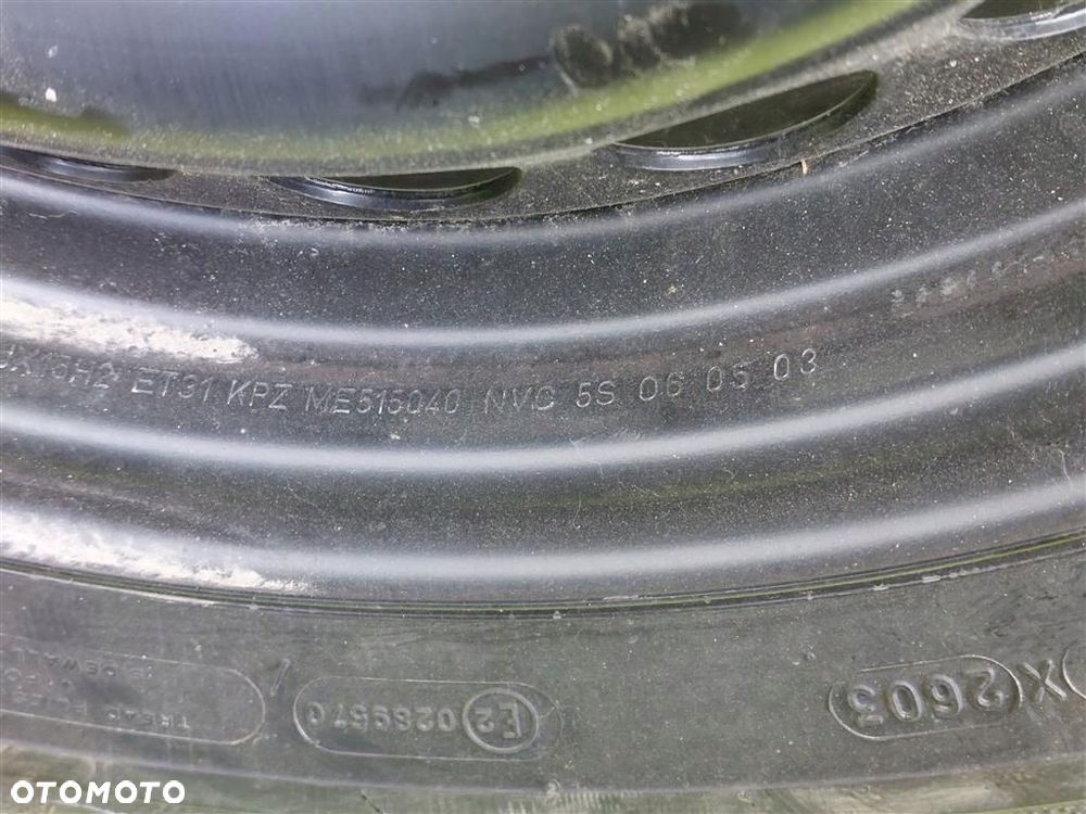 Koło zapasowe normalne Mercedes C-klasa W203 2000-2007 15" 5X112 - 5