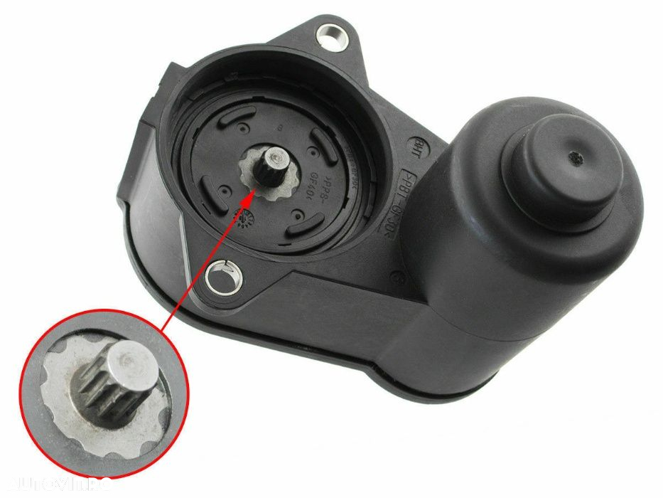 Motoras frana de mana etrier electric passat b6 b7 cc 6/12 dinti NOU - 3