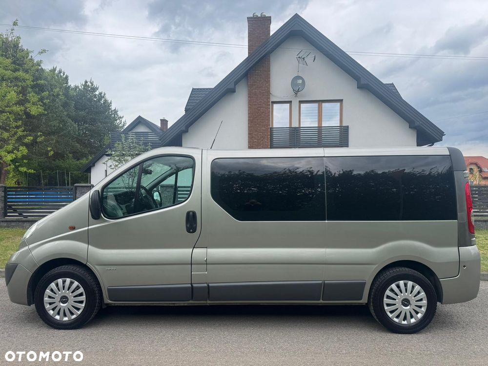Opel VIVARO L2H1 Długi Klima Elektryka Skóry Dubel Kabina 6os Brygadówka Hak - 5