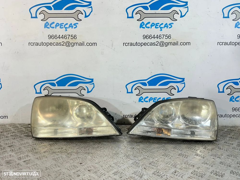 .Conjunto Farol Otica Frente Frontal Direita Esquerda Original Kia Sorento Fase 1 2002 a 2006 - 2