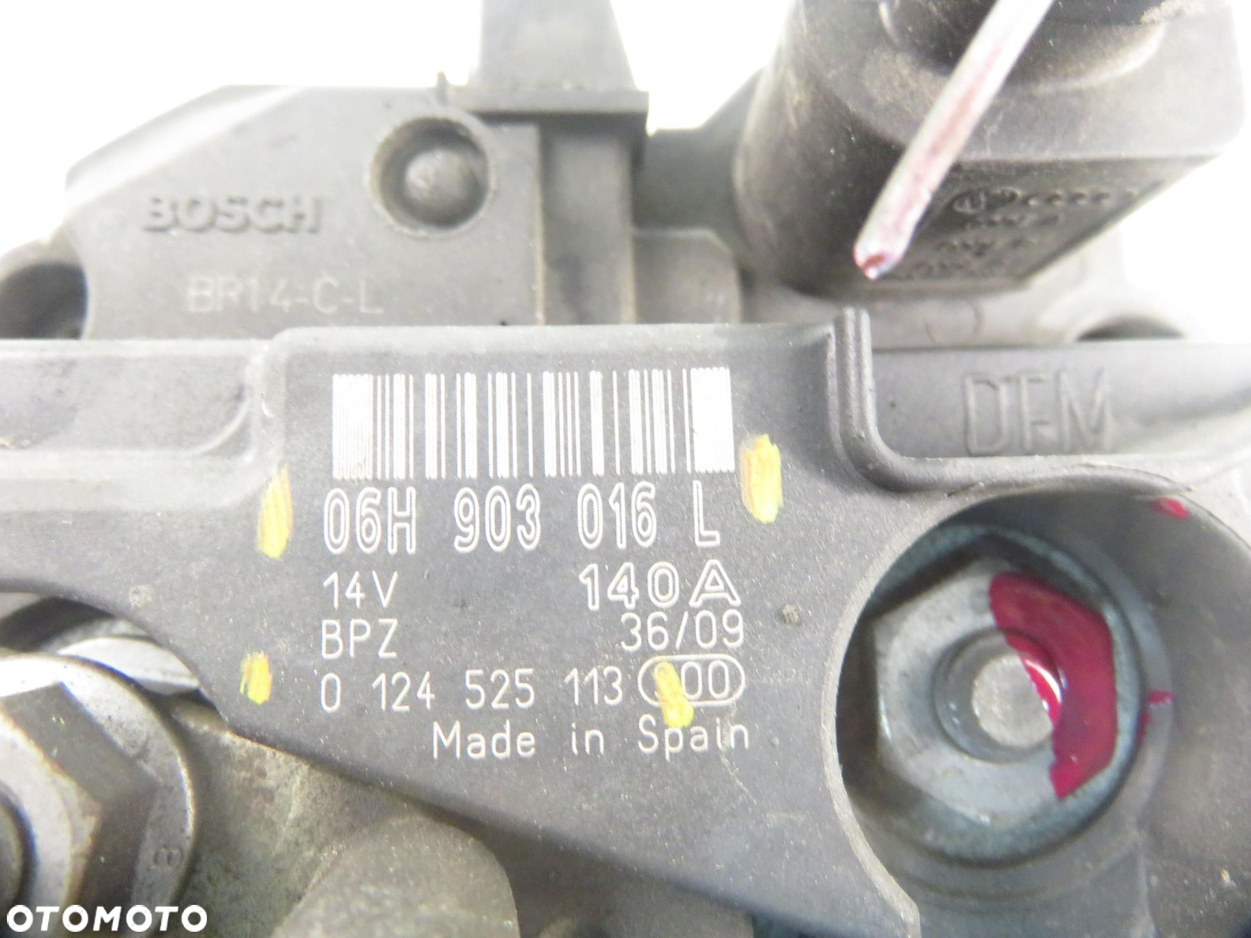 ALTERNATOR AUDI A4 B8  1.8 TFSI - CDHB 06H903016L 0124525113 - 4