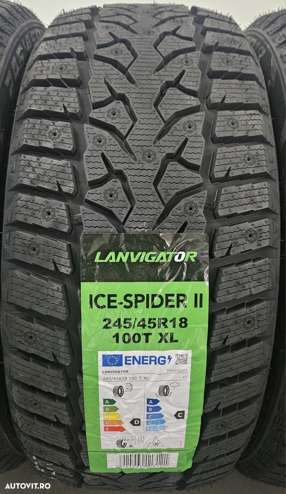 245/45 R18, 100T, LANVIGATOR Icespider XL, Anvelope de iarna M+S - 2