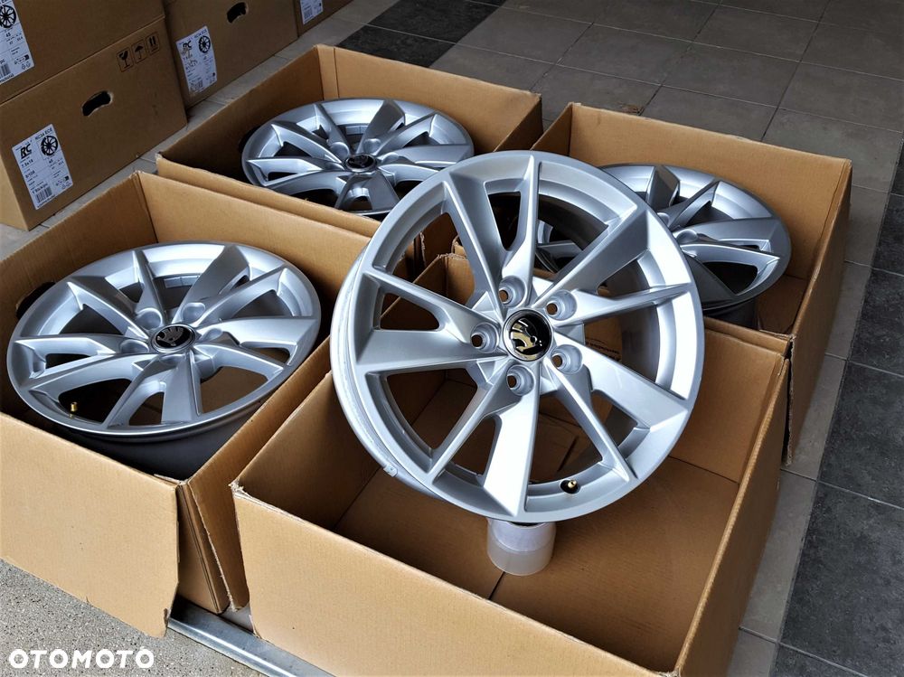 Alufelgi 16 5x112 Skoda Octavia Superb Yeti Karoq Nowe Oryginalne ! 218# - 4