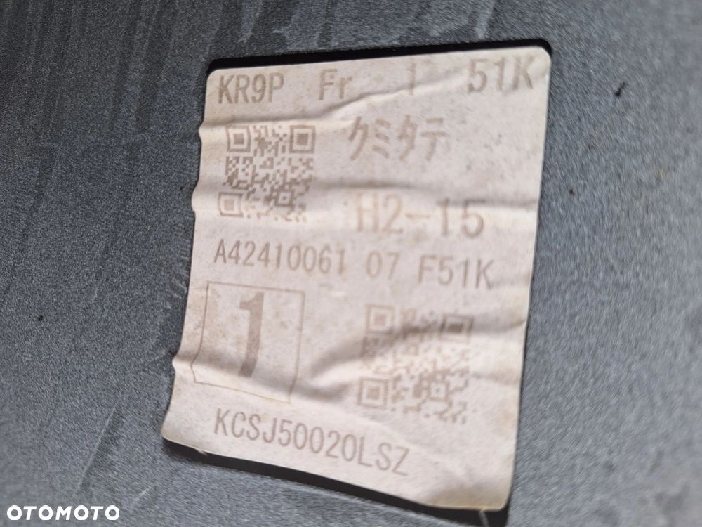 MAZDA CX-60 CX60 22- NIE KLEJONY! ZDERZAK PRZÓD PRZEDNI+KRATKA KOLOR 51K ORYG KR9P-50031 WYSYŁKA 24H - 16