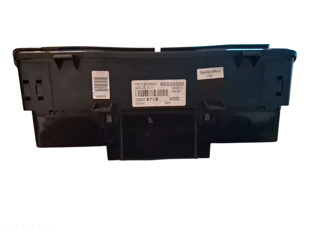 Licznik Zegary VOLKSWAGEN GOLF V 1K0920871B - 3