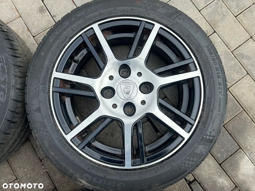 Alufelgi ALUETT 6Jx15 4x108 ET45 + opony 2x2011 2x2018 - 4