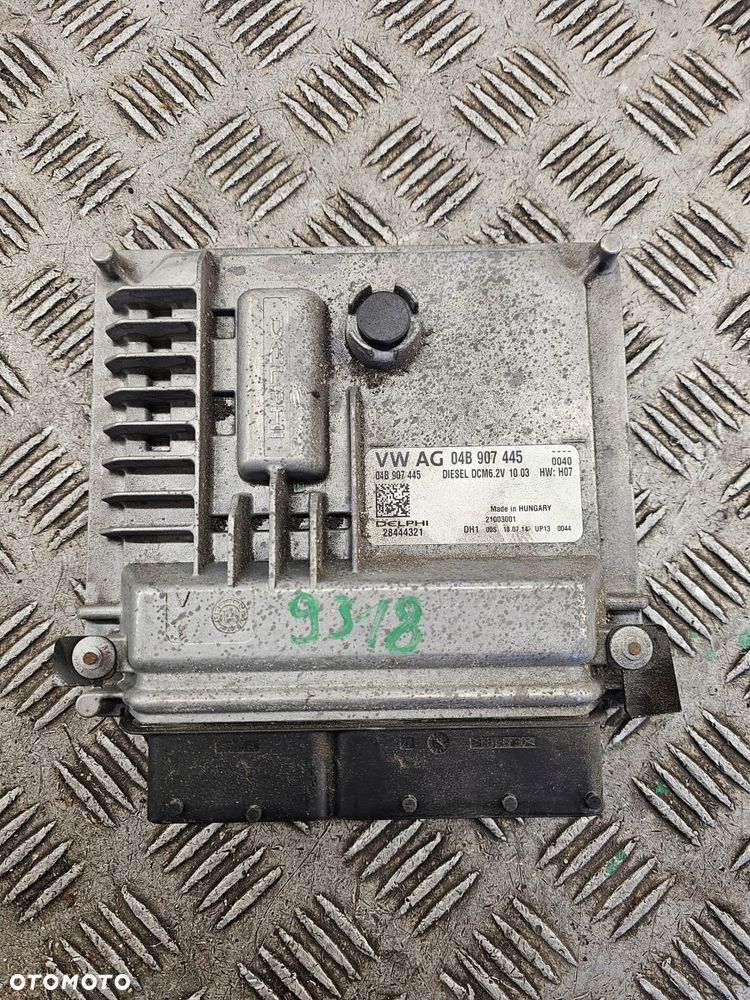 skoda rapid fabia iii komputer sterownik silnika 1.4 tdi 04b907445 - 1