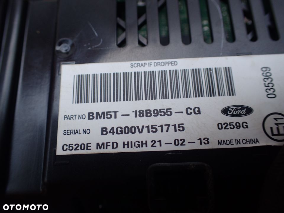 WYŚWIETLACZ RADIA FORD KUGA MK2 BM5T-18B955-CG RADOM - 3