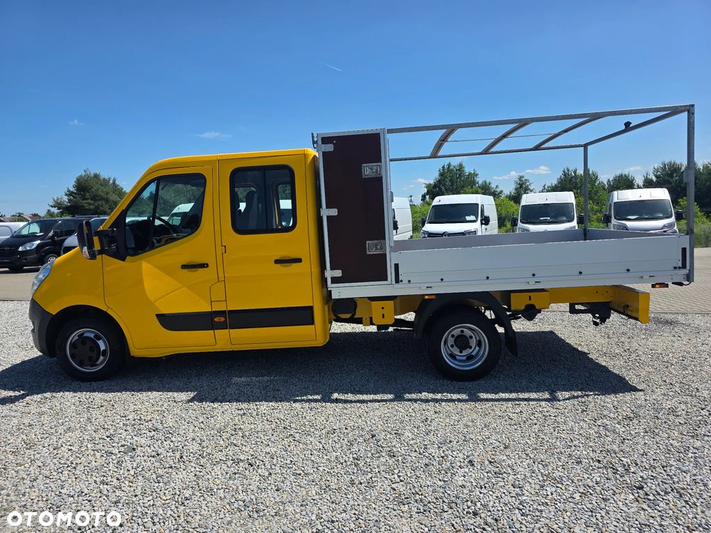 Renault MASTER 2,3 DCI 145 KONNA DOKA BRYGADÓWKA 7 OSOBOWA 3,2M SKRZYNIA KLIMA WEBASTO 121T/KM PRZEBIEGU GWARANCJA BLIŻNIAKI DO 3,5T - 2