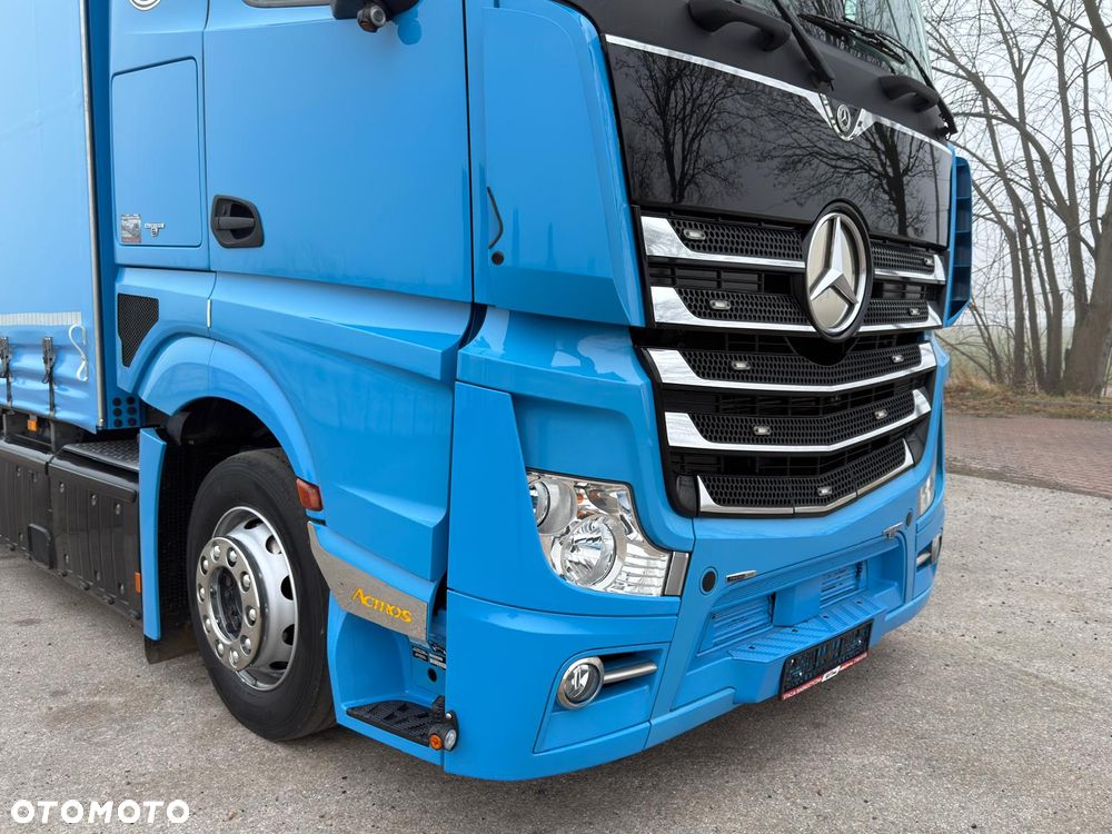 Mercedes-Benz ACTROS 1833 / FIRANKA/ WINDA / NOWY TACHOGRAF G2V2 / NOWE OPONY / 19PALET / 8TON ŁADOWNOŚCI / AUTOMAT / DUŻY SILNIK  / SYPIALKA / SERWISOWANY / 2018 / JAK NOWY  / - 7