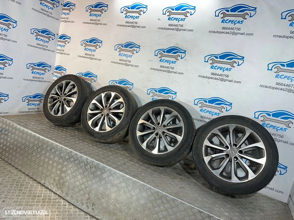 .Conjunto Jantes 18 Originais Nissan Qashqai J10 ET40 6.5J 5x114 JD18A-MB73 - 4
