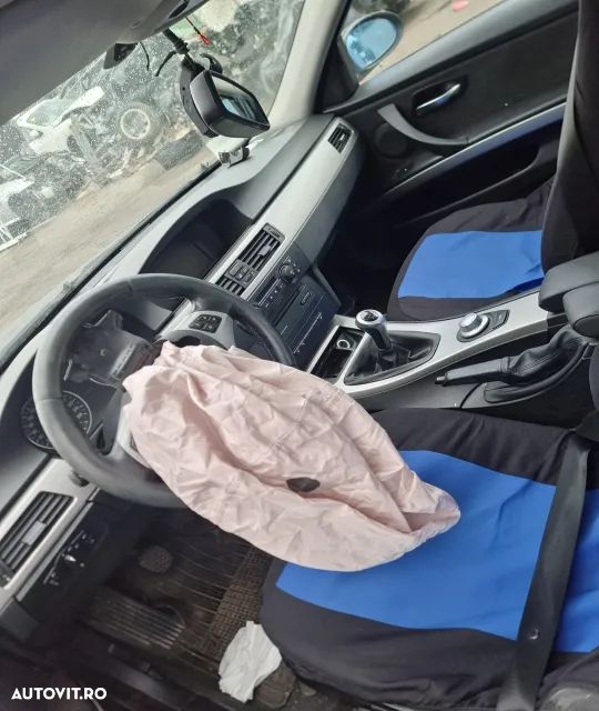 Dezmembrez Bmw Seria 3 E90, an 2006, motor 2.0 d 163cp cod motor M47 ( 20d4 ), cutie de viteze manuala 6+1 trepte, raport transmisie 2.56. capota bara fata spate haion far stanga dreapta trager  armatura - 3