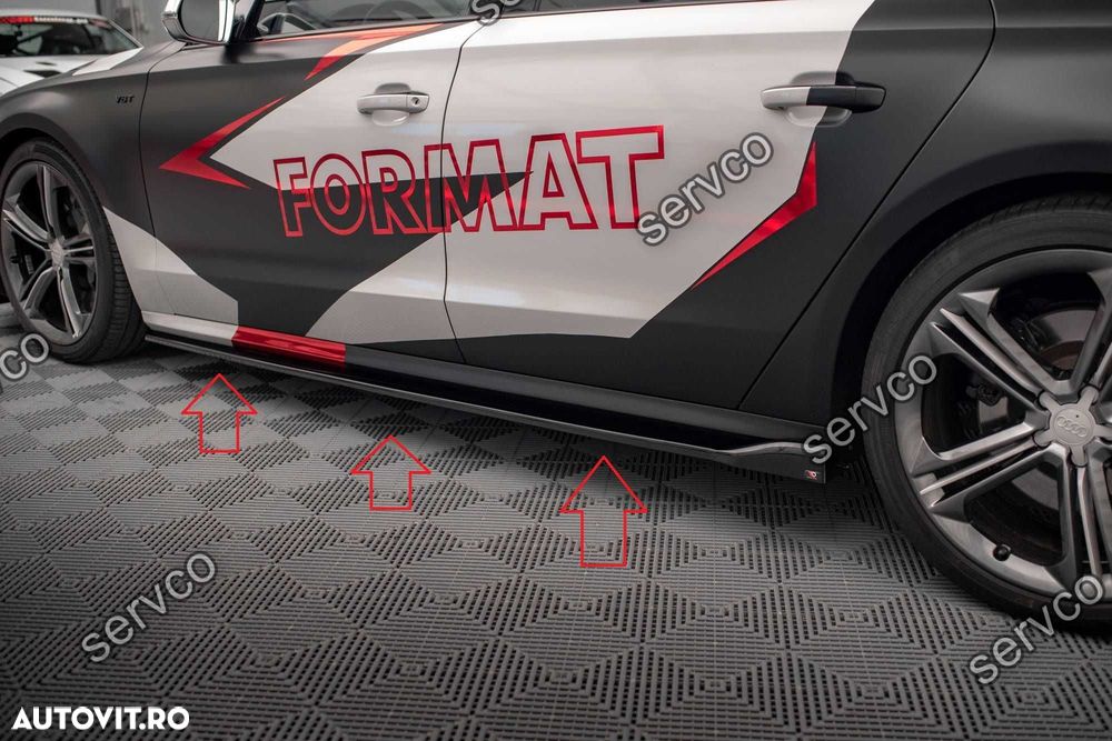 Pachet Prelungiri Body kit tuning Audi S8 D4 2012-2015 v8 - Maxton - 8