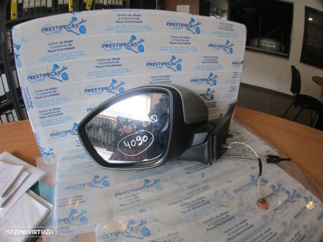 Espelho Esp4090 PEUGEOT 208 2015 1.4 HDI 70CV 5P CINZA ESQ MANUAL PISCA COM 2 PINOS - 1