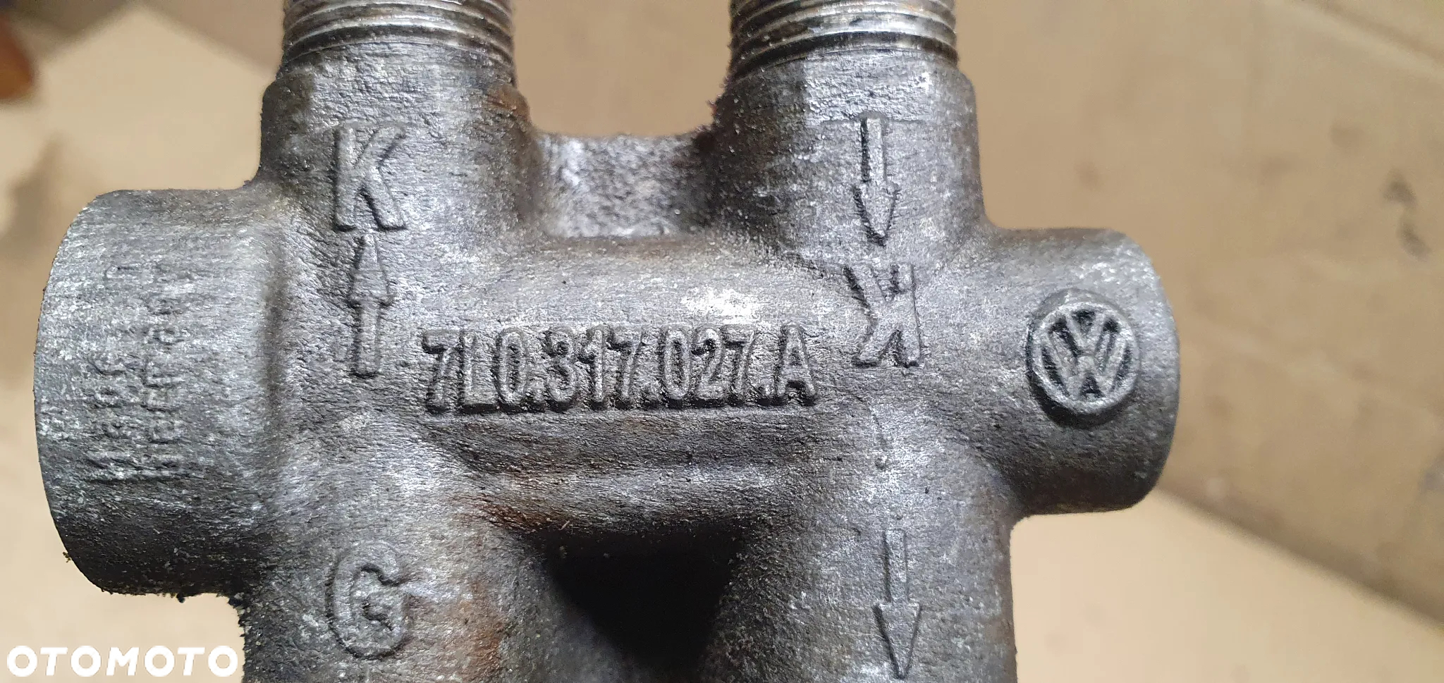 Przewód oleju skrzyni biegów Regulator VW Touareg 7L0317027A 7L6317801F - 8