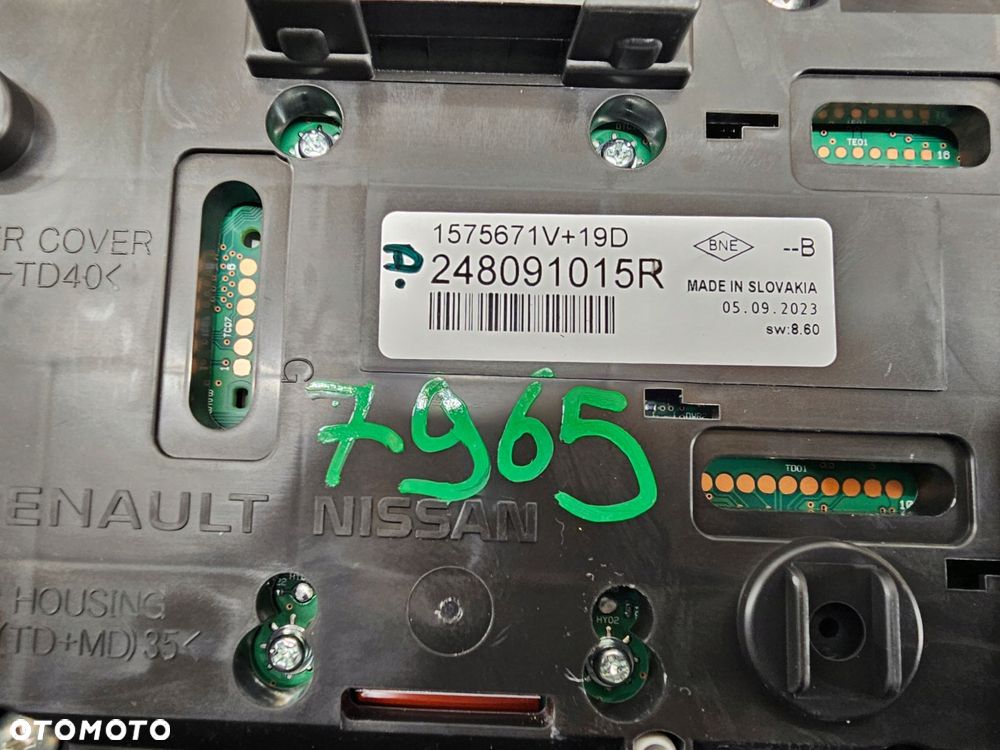 licznik zegary renault trafic iii 3 lift iv 4 248091015r europa - 1