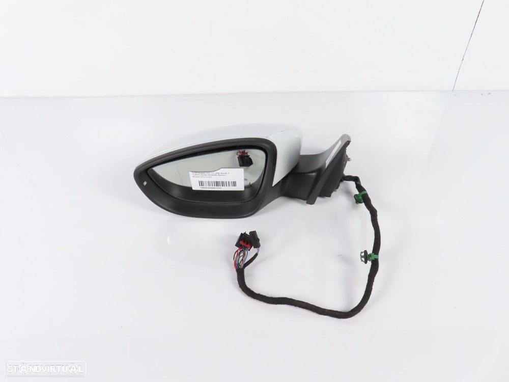 Retrovisor / Espelho Esquerdo Usado / Original VW CC (358) 3C8857933A - 1