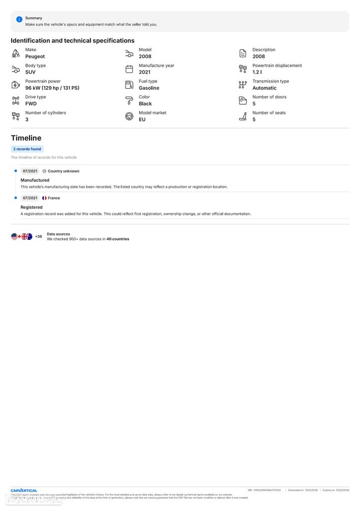 Peugeot 2008 PureTech 130 EAT8 GT Pack - 39