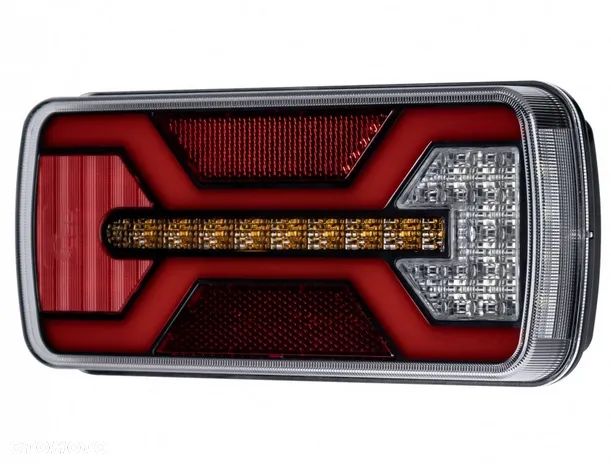 Lampy tylne zespolone LED X-SPIDER komplet ciągnik przyczepa naczepa 12/24V - 4