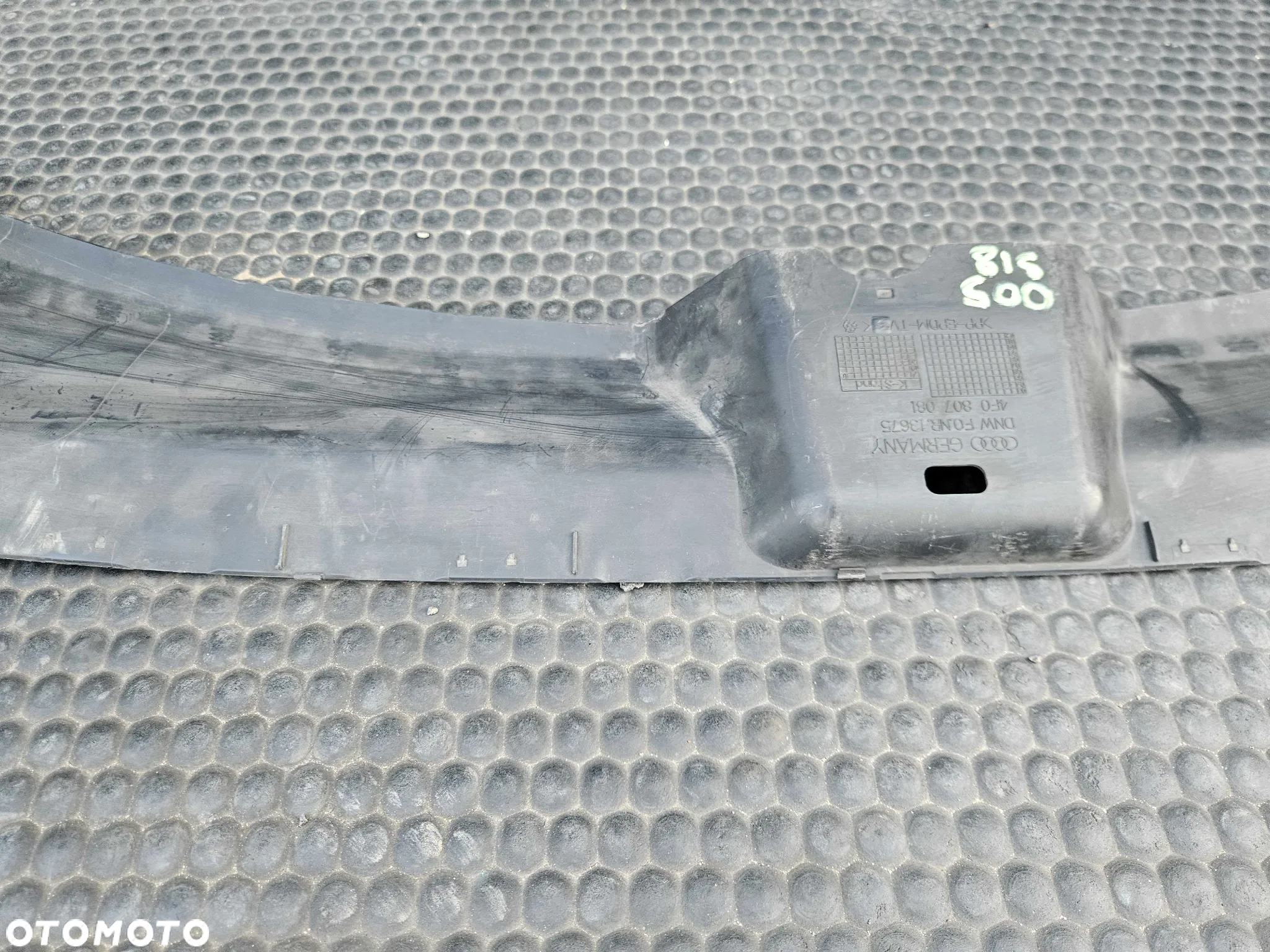 Oslona 4F0807081 Pasa Przedniego Zderzaka Nakladka Maskownica Zamek Audi A6 C6 2005r - 27