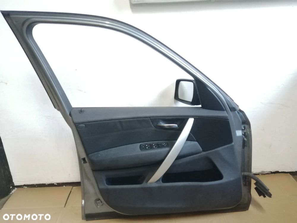 DRZWI LEWY PRZÓD BMW X3 E83 LIFT 06-10 SPACEGRAU METALLIC - 8