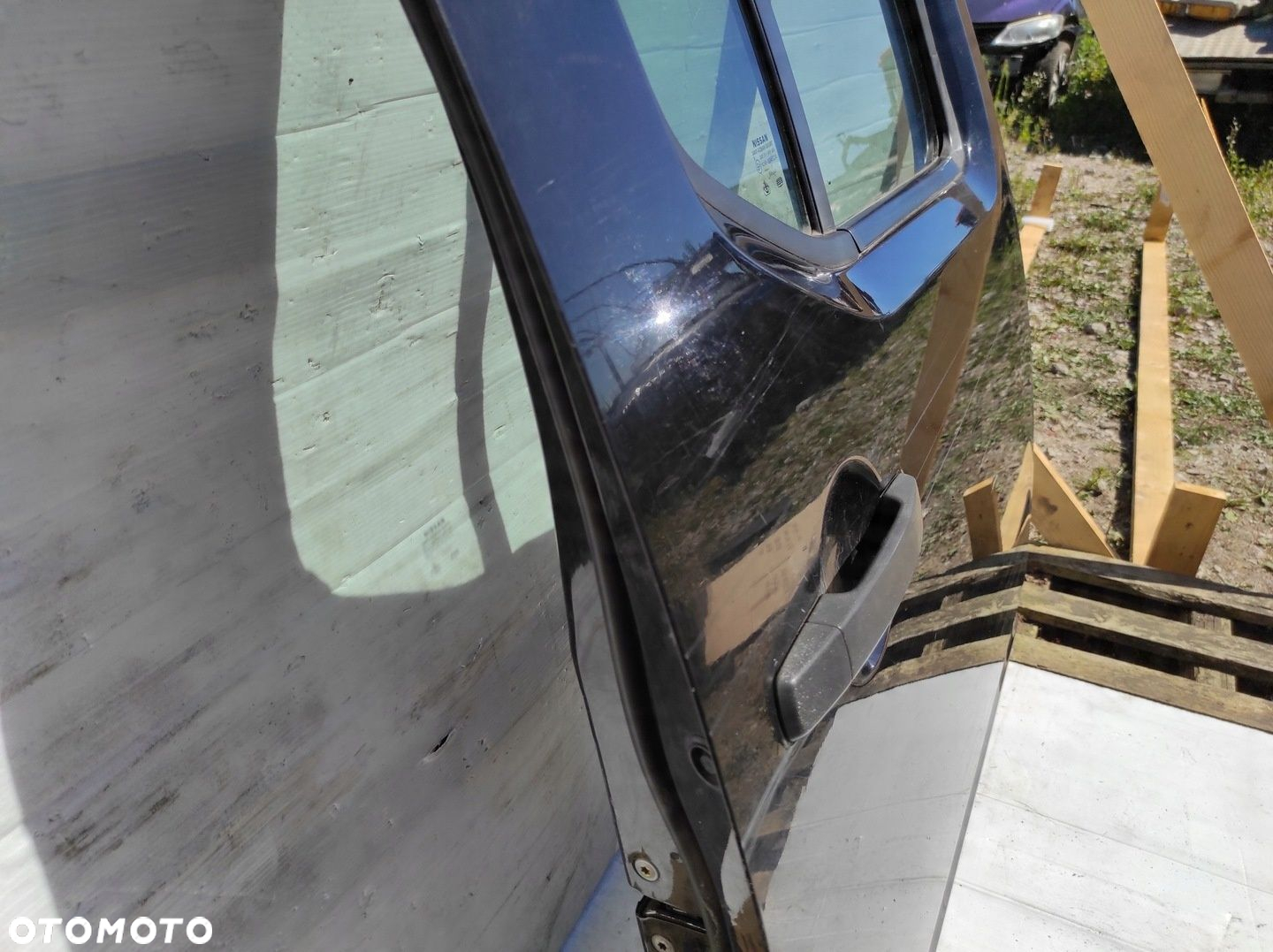 NISSAN NAVARA D40 III 05-10 DRZWI PRAWE TYŁ TYLNE KOMPLETNE - 4
