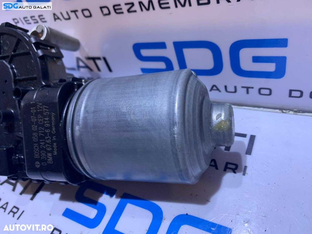 [L9164] Motoras Ansamblu Brat Brate Stergatoare Parbriz BMW Seria 3 E46 1998 - 2006 Cod 6914577 6763-6914577 0390241712 - 2