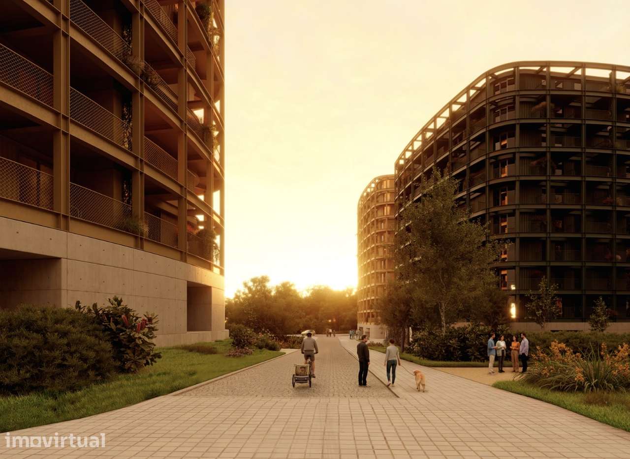 T1 Smart com Varanda e Vista para o Lago – Lake Towers, Arca d'Água - Grande imagem: 4/5