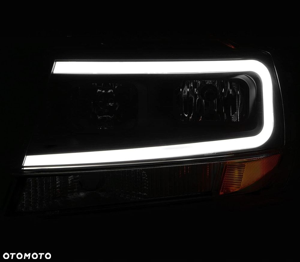 Reflektory Lampy kpl Tube LED Neon Black Tuning Jeep Grand Cherokee WJ 99- - 11