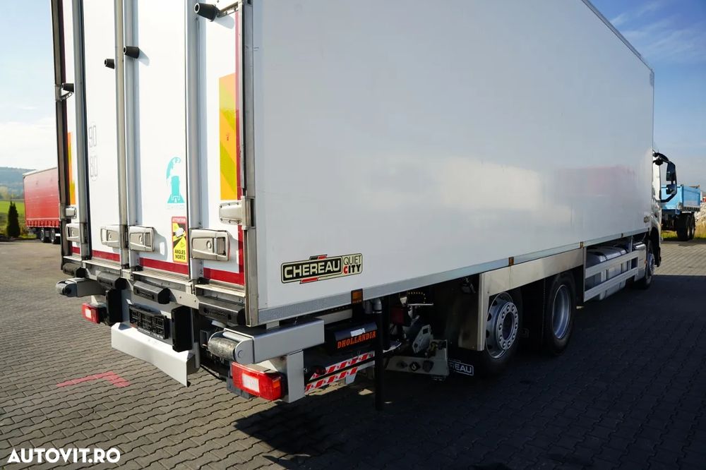 Volvo FM 500 / REFRIGERAT / 6X2 / CHERAU / 8.5 M / CARRIER SUPRA / MULTIMEMBRU / I-SHIFT / DHOLLANDIA LIFT / PUNTE DE DIRECȚIE ȘI RIDICARE / - 14