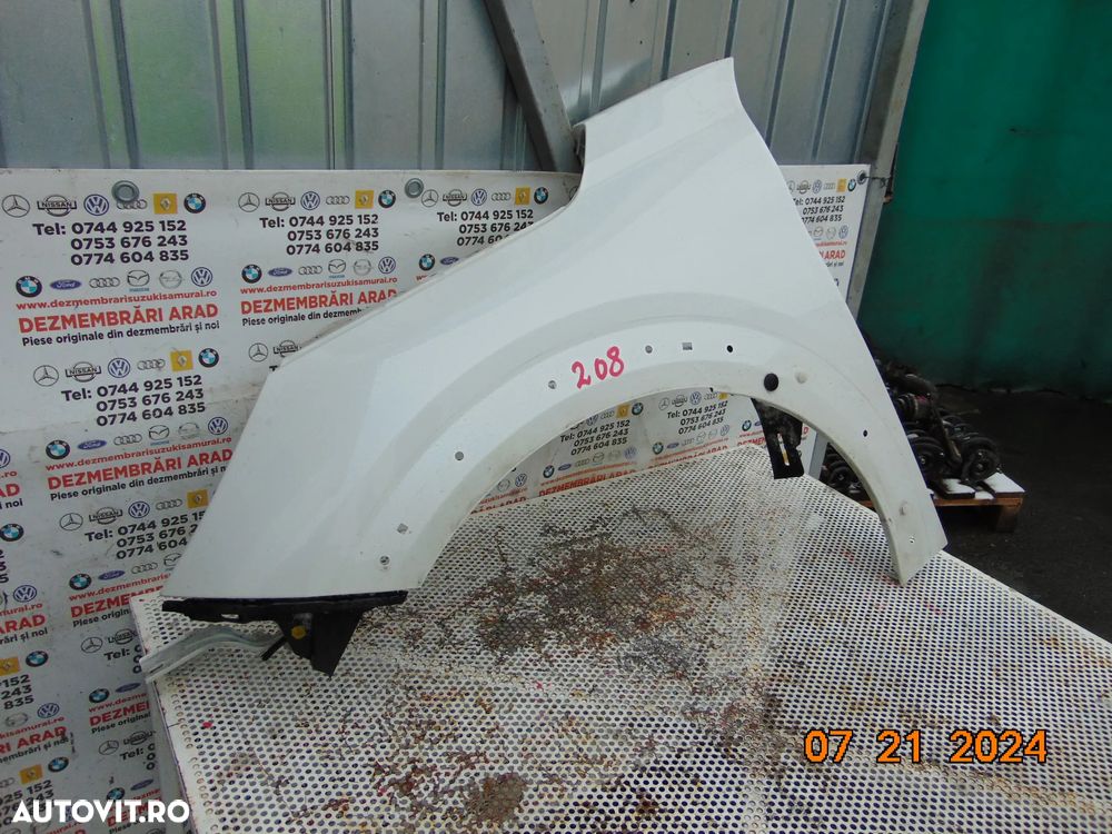 Aripa peugeot 208 dupa 2019 aripi stanga dreapta fata peugeot 208 2019+ - 7