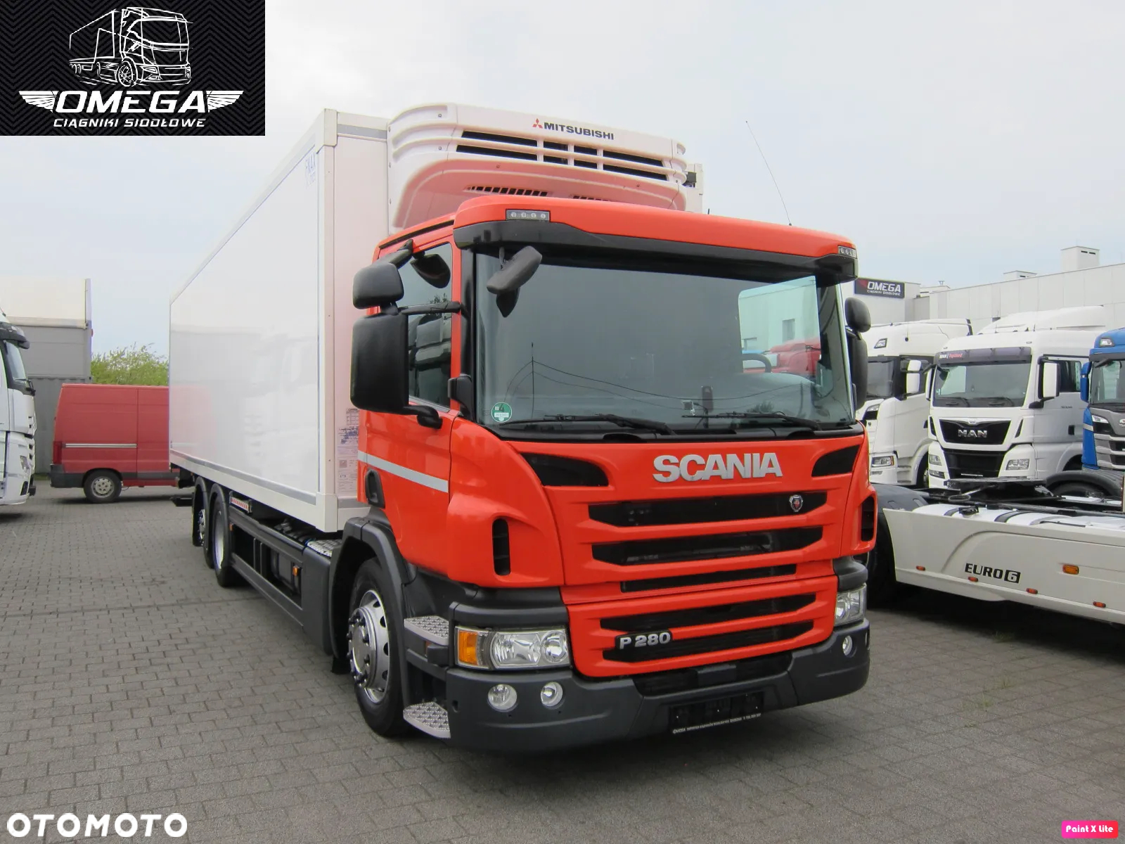 Scania P 280 6X2  Paka 9.0 M / Oś skrętna /Chłodnia / WINDA - 3