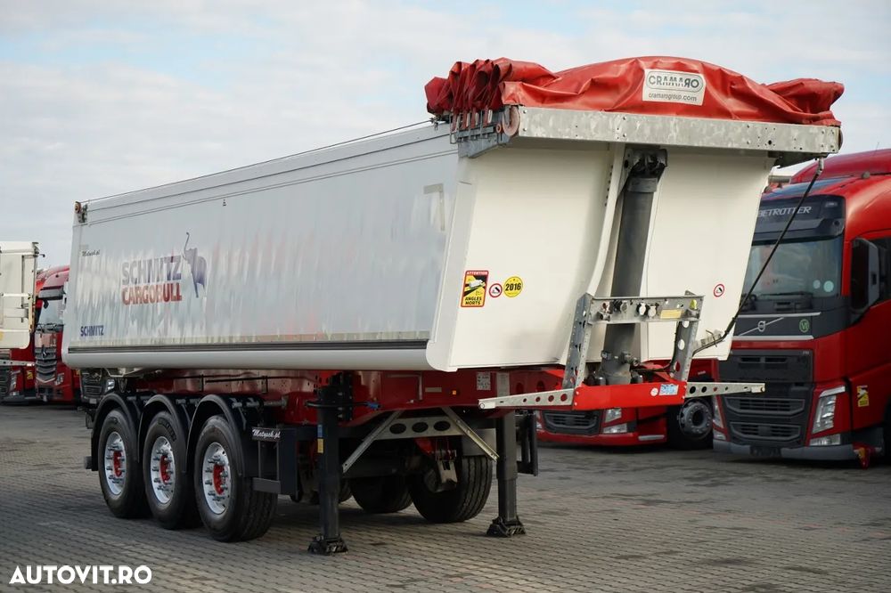 Schmitz Cargobull BASCĂ SCHMITZ 25 m3 / ALUMINIU / AXĂ RIDICATĂ / JANTE DIN ALIAJ - 8