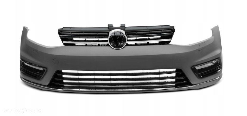 Zderzak Przod kpl kratki grill Led Vw Golf VII 7 5g 5g0 2012-17 R line look - 1