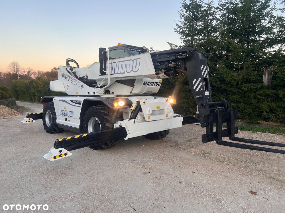Manitou 2150 Mrt MANITOU ŁADOWARKA TELESKOPOWA Roto  widły kosz PILOT do sterowania  2016/17 1840 2540 2550 kolor od nowości biały Mercedes silnik - 27