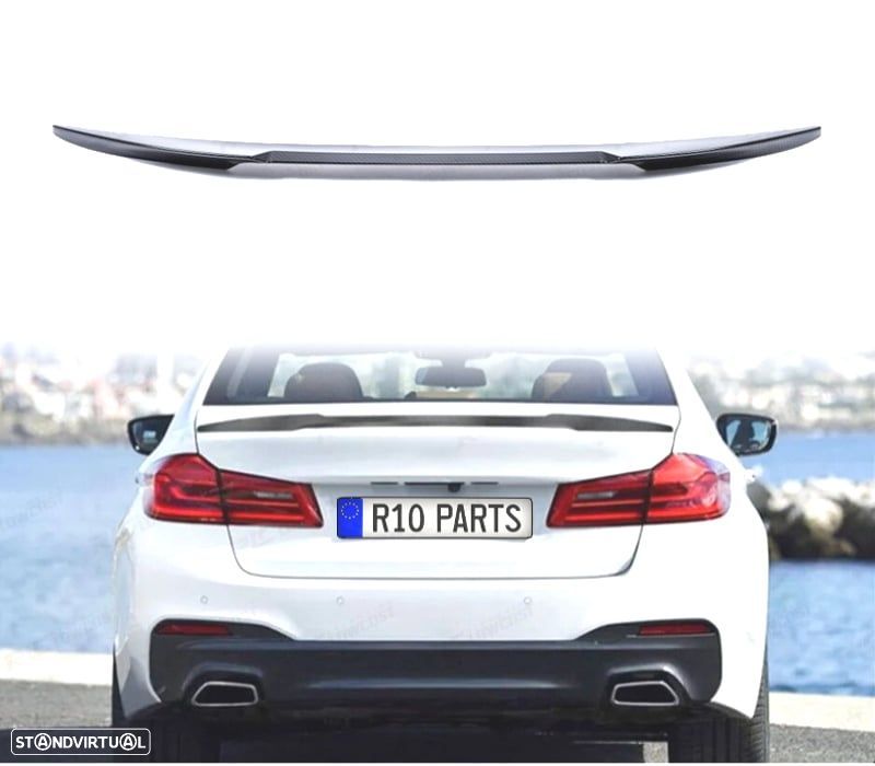 ALERON LIP SPOILER BMW G30 LOOK M5 CARBONO - 1