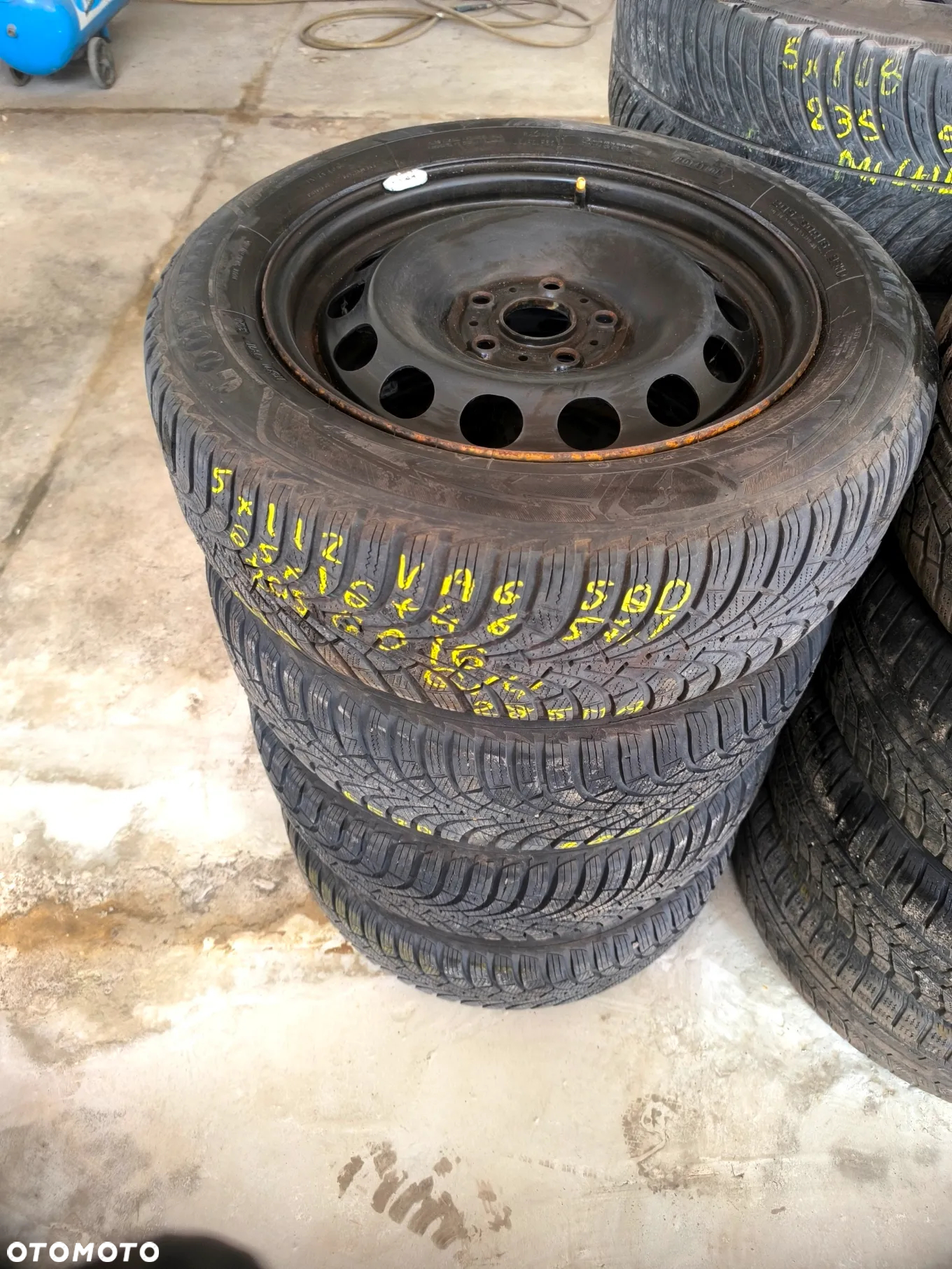5x112 Koła Zimowe Zima Felgi Stalowe Stal 16 VW SHARAN II 2 TROC PASSAT B8 B7 B6 TOURAN II 2 L AUDI Q2 A6 C6 A4 B7 SKODA SUPERB YETI KAROQ SEAT EXEO ALHAMBRA II 2 ALU-RAD Legnica 6,5mm 205/60 20r. - 2