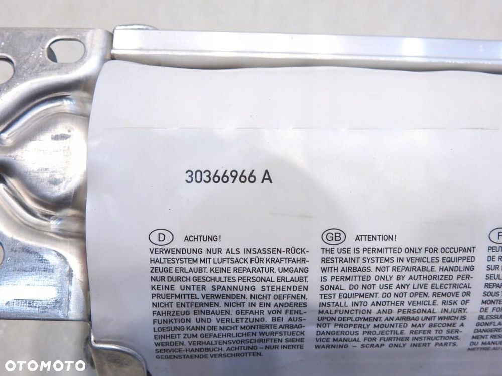 PODUSZKA AIRBAG PASAŻERA BMW 3 E91 30366966A - 4