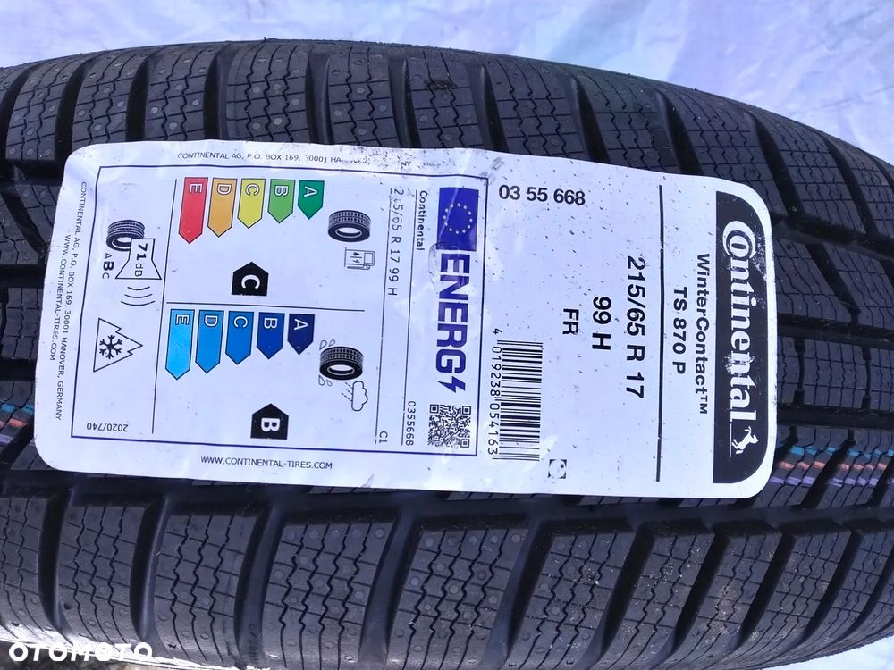 2x nowa opona zimowa CONTINENTAL WinterContact TS 870 P 215/65 R17 99H - 3