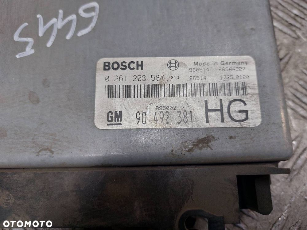 ZESTAW STARTOWY OPEL OMEGA B 2.0 8V 90492381 90505912 90038193 90532624 - 2