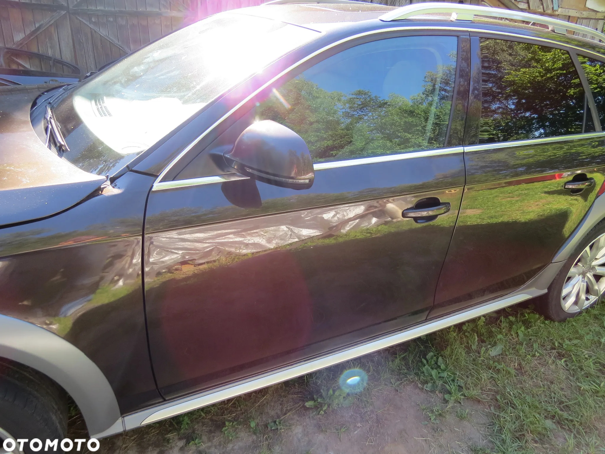 DRZWI LEWY PRZÓD PRZEDNIE LZ8W AUDI A4 B8 - 2