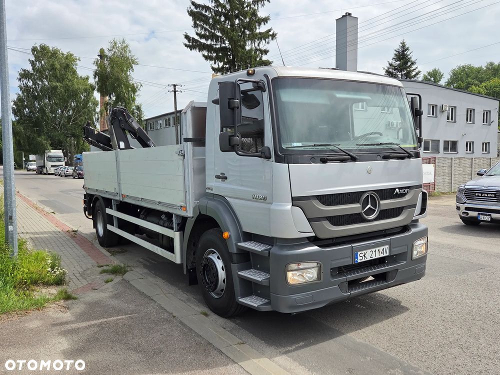 Mercedes-Benz AXOR 1826L // 9 BIEGÓW // KLIMA HAK // HDS HIAB ŻURAW DŹWIG // TYŁ PODUSZKI // EURO 4 - 22