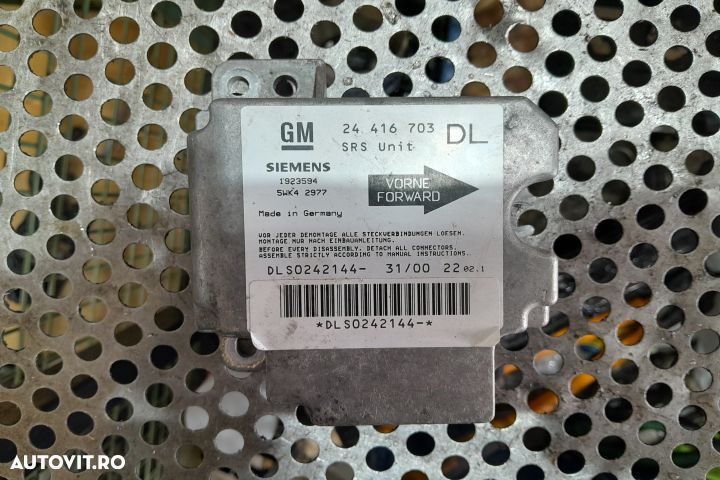 Calculator AIRBAG 24416703DL / 1923594 24416703DL / 1923594 Opel Astr - 1