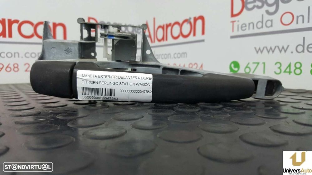 PUXADOR EXTERIOR FRENTE DIREITO CITROEN BERLINGO STATION WAGON X - 6