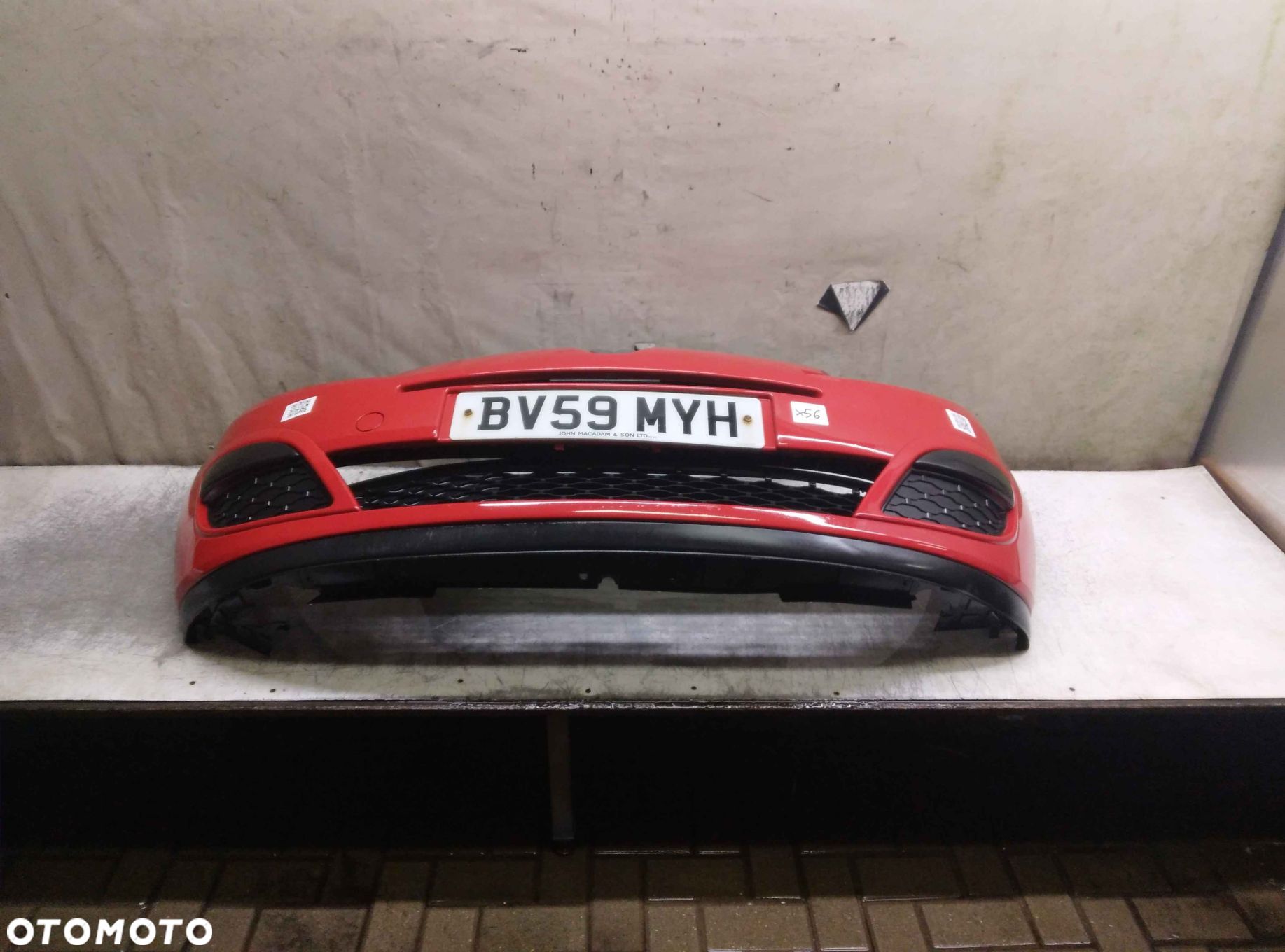 + ZDERZAK PRZÓD PRZEDNI RENAULT TWINGO 2 II OV727 CZERWONY - 1