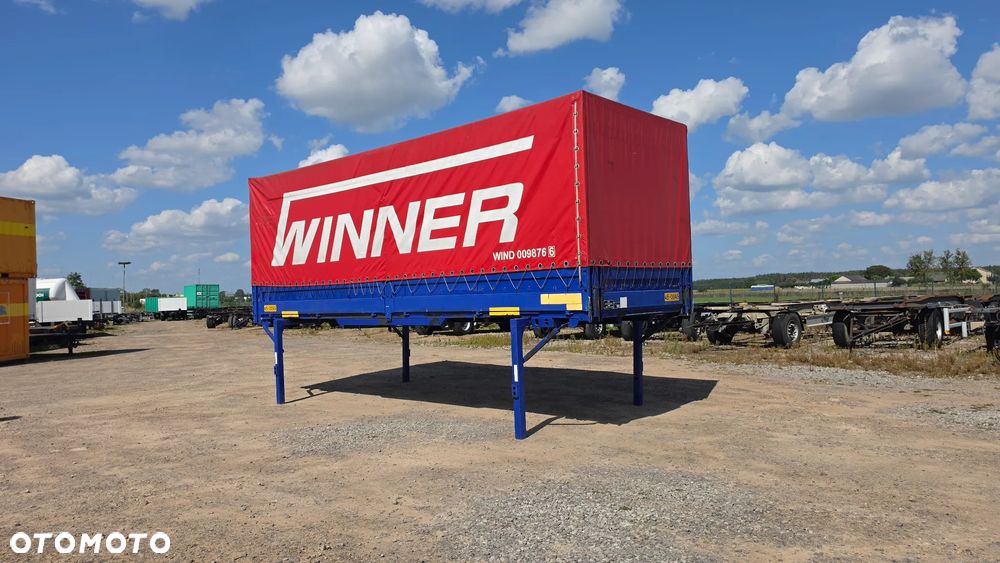 Kögel ZABUDOWA KOGEL BDF 7.45x2.40 TYŁ BURTO PLANDEKA ST.BDB MOŻLIWOŚĆ TRANSPORT ST.BDB