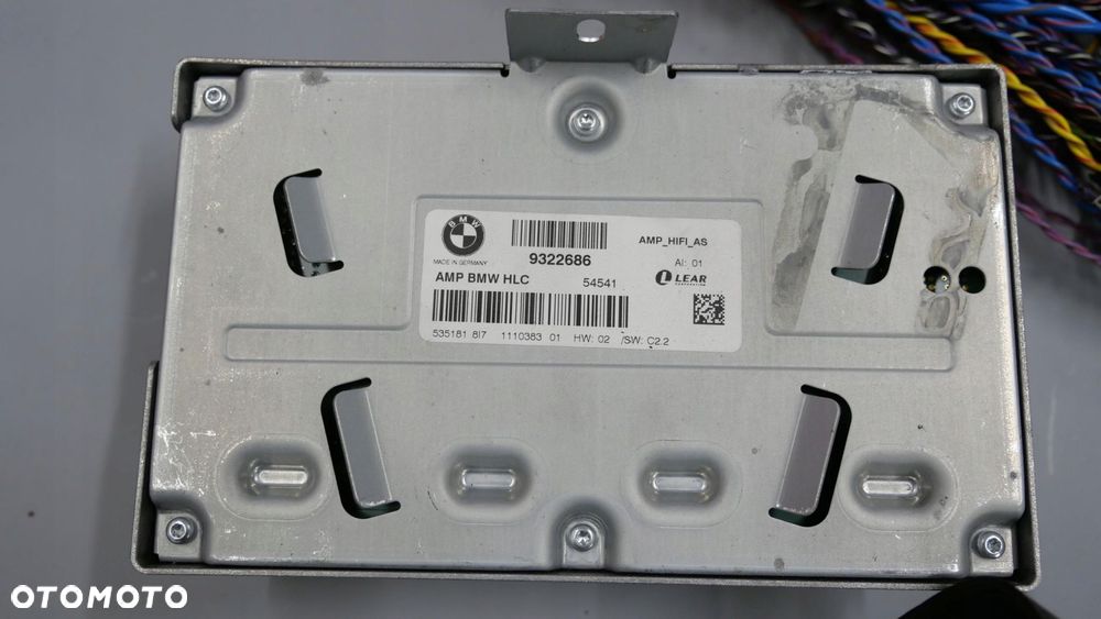 bmw f22 f87 m2 wzmacniacz systemu hifi wiązka instalacja audio 9322686 - 10