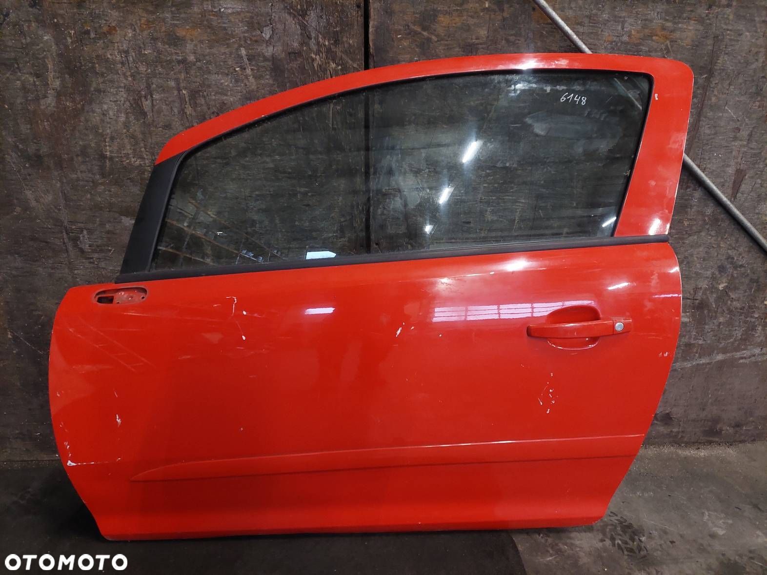 DRZWI KOMPLETNE LEWY PRZÓD OPEL CORSA D 3D Z547 - 1
