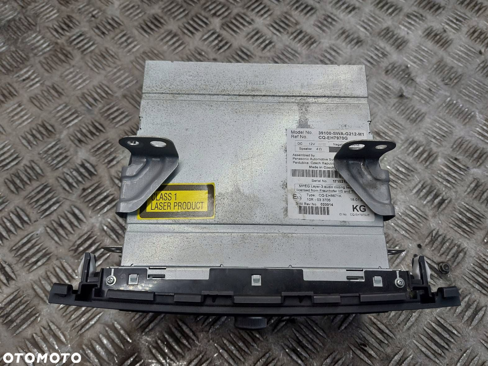 RADIO ODTWARZACZ HONDA CR-V III 2.0 16V 39100-SWA-G212-M1 CQ-EH8671K - 2